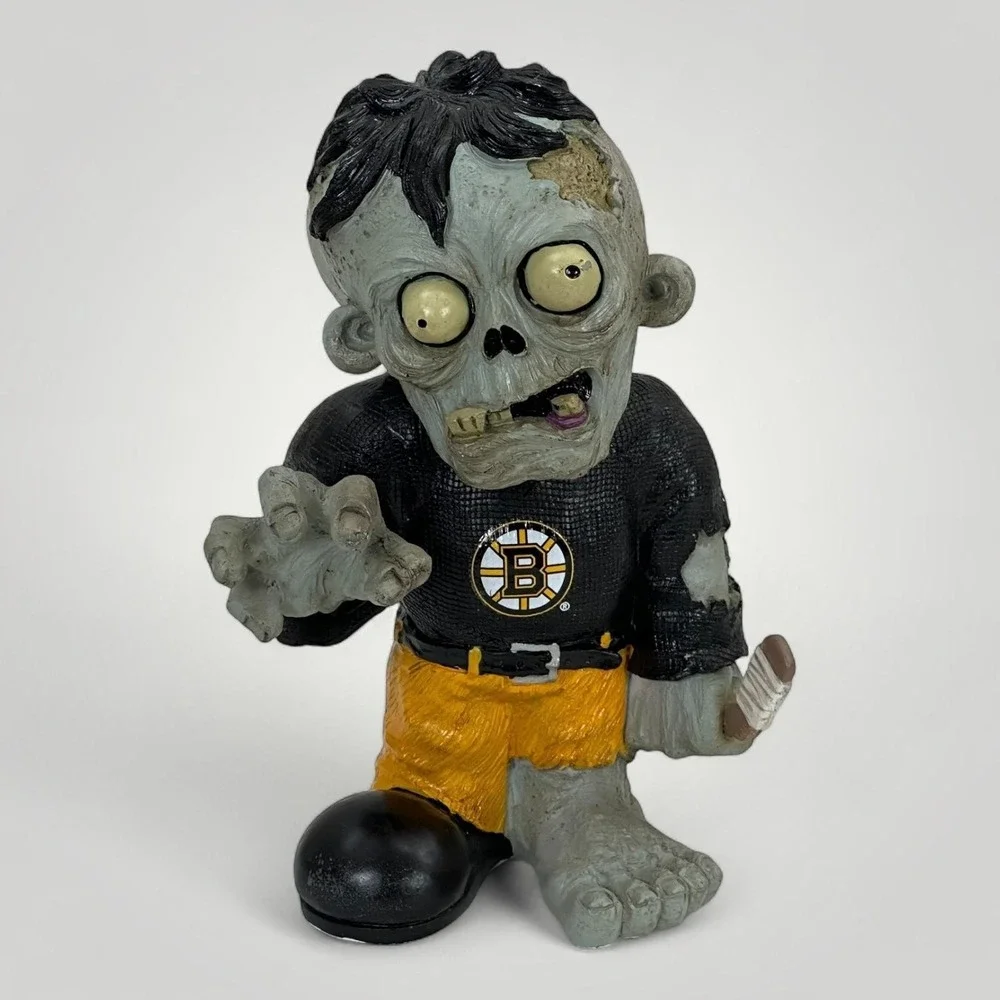 Boston Bruins Zombie Figure 8 Inch NHL Hockey‎ Collectible Halloween Decor w Box